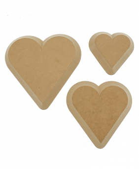 GR Pottery Forms - Heart Variety Pack (3-Piece)