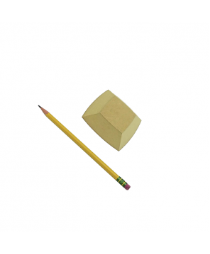 GR Pottery Form - Spherical Square, 3.5" GR Pottery Form - Spherical Square, 3.5"