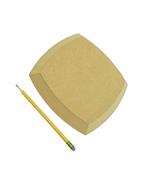 GR Pottery Form - Spherical Square, 8" GR Pottery Form - Spherical Square, 8"