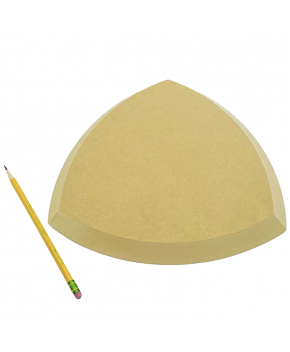 GR Pottery Form - Spherical Triangle, 11" GR Pottery Form - Spherical Triangle, 11"