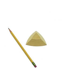 GR Pottery Form - Spherical Triangle, 3.5" GR Pottery Form - Spherical Triangle, 3.5"
