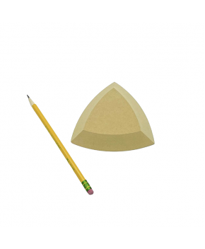 GR Pottery Form - Spherical Triangle, 5" GR Pottery Form - Spherical Triangle, 5"