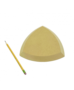 GR Pottery Form - Spherical Triangle, 8" GR Pottery Form - Spherical Triangle, 8"