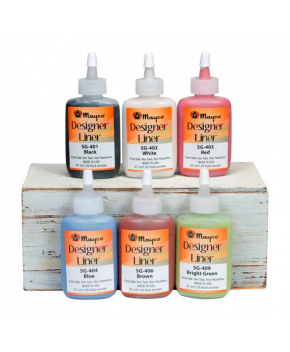 Mayco Designer Liner Kit, Set of 6 Mayco Designer Liner Kit, Set of 6