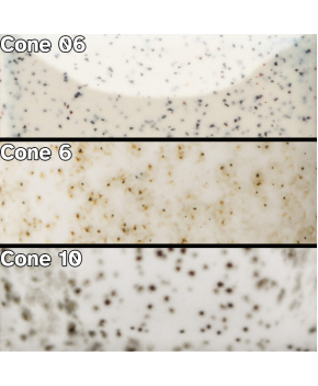 Mayco Foundations® Glaze – Ivory Speck (4 oz)