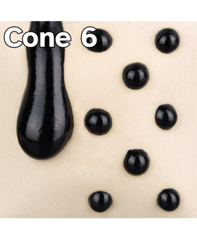 Ritual Glaze by Mayco, Melt Gloop – Black (16 oz)