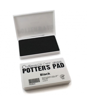 Underglaze Potter's Pad, Black Underglaze Potter's Pad, Black