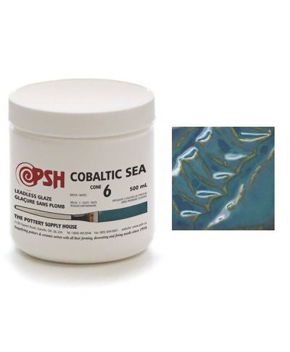 PSH Cone 6 Glaze – Cobaltic Sea Gloss (500 ml)