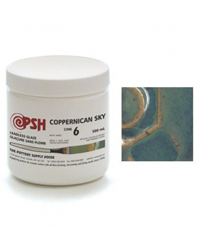 PSH Cone 6 Glaze – Coppernican Sky Gloss (500 ml) PSH Cone 6 Glaze – Coppernican Sky Gloss (500 ml)