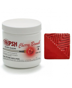 PSH Cone 6 Glaze – Cherry Bomb Gloss (500 ml) PSH Cone 6 Glaze – Cherry Bomb Gloss (500 ml)