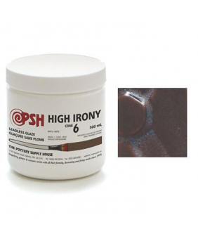 PSH Cone 6 Glaze – High Irony Gloss (500 ml)