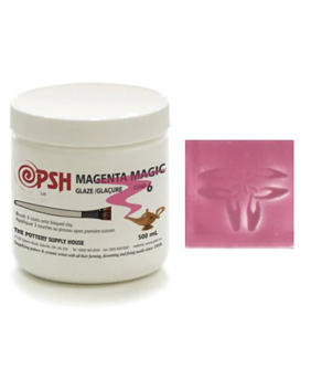PSH Cone 6 Glaze – Magenta Magic Gloss (500 ml)