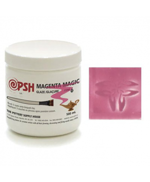 PSH Cone 6 Glaze – Magenta Magic Gloss (500 ml) PSH Cone 6 Glaze – Magenta Magic Gloss (500 ml)