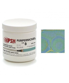 PSH Cone 6 Glaze – Pumpernickel Gloss (500 ml)
