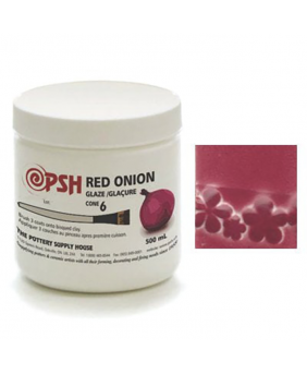 PSH Cone 6 Glaze – Red Onion Gloss (500 ml)