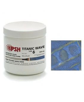 PSH Cone 6 Glaze – Titanic Wave Gloss (500 ml)