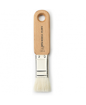 Xiem Short Cut Goat Hair Glaze Brush, 0.5" (GB-05)