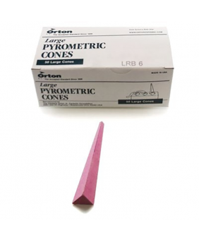 Orton Large Pyrometric Cones – Cone 6, 50-Pack