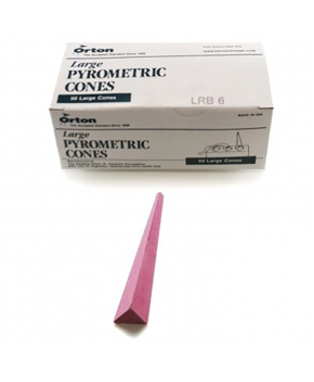 Orton Large Pyrometric Cones – Cone 6, 50-Pack
