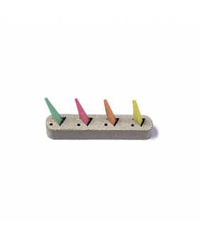Orton 4-Hole Cone Plaque, Small