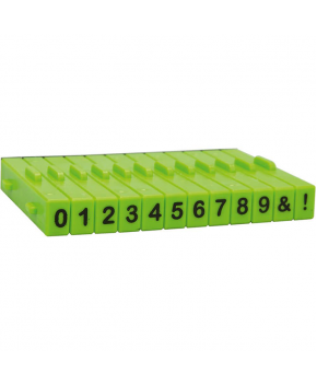 Xiem Numbers Stamp Set, 12pc