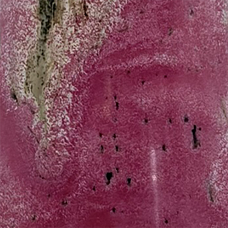 Strawberry Bark glaze combo close-up