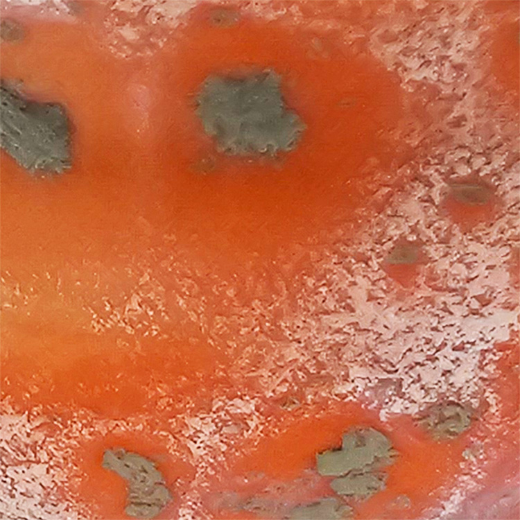 Orange Creamsicle glaze combo close-up