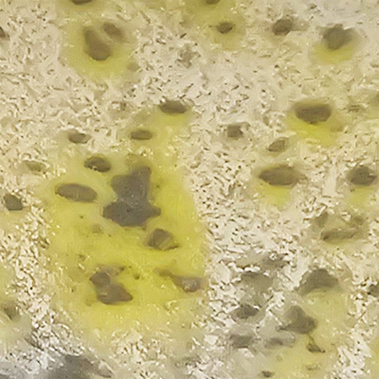 Leopard Print glaze combo close-up
