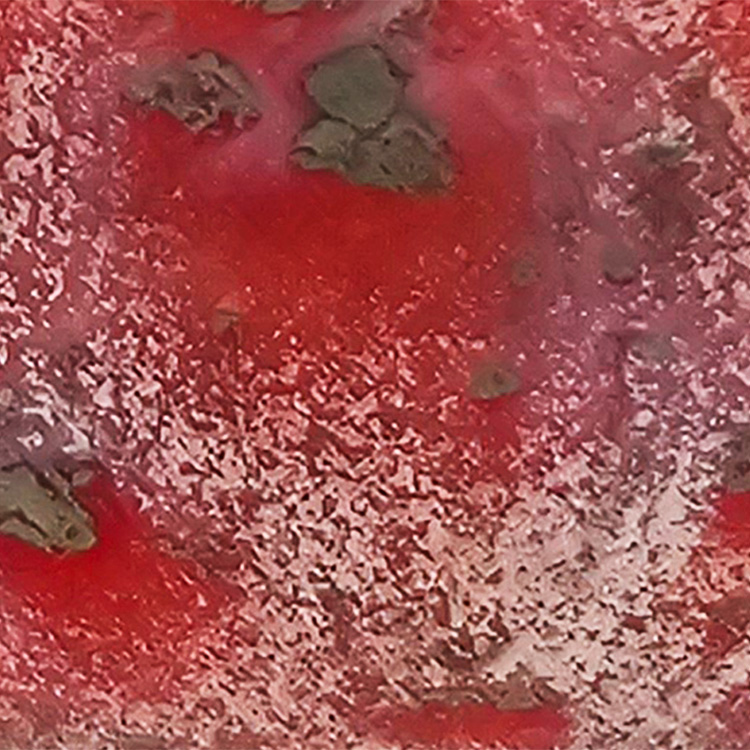 Leopard Print glaze combo close-up