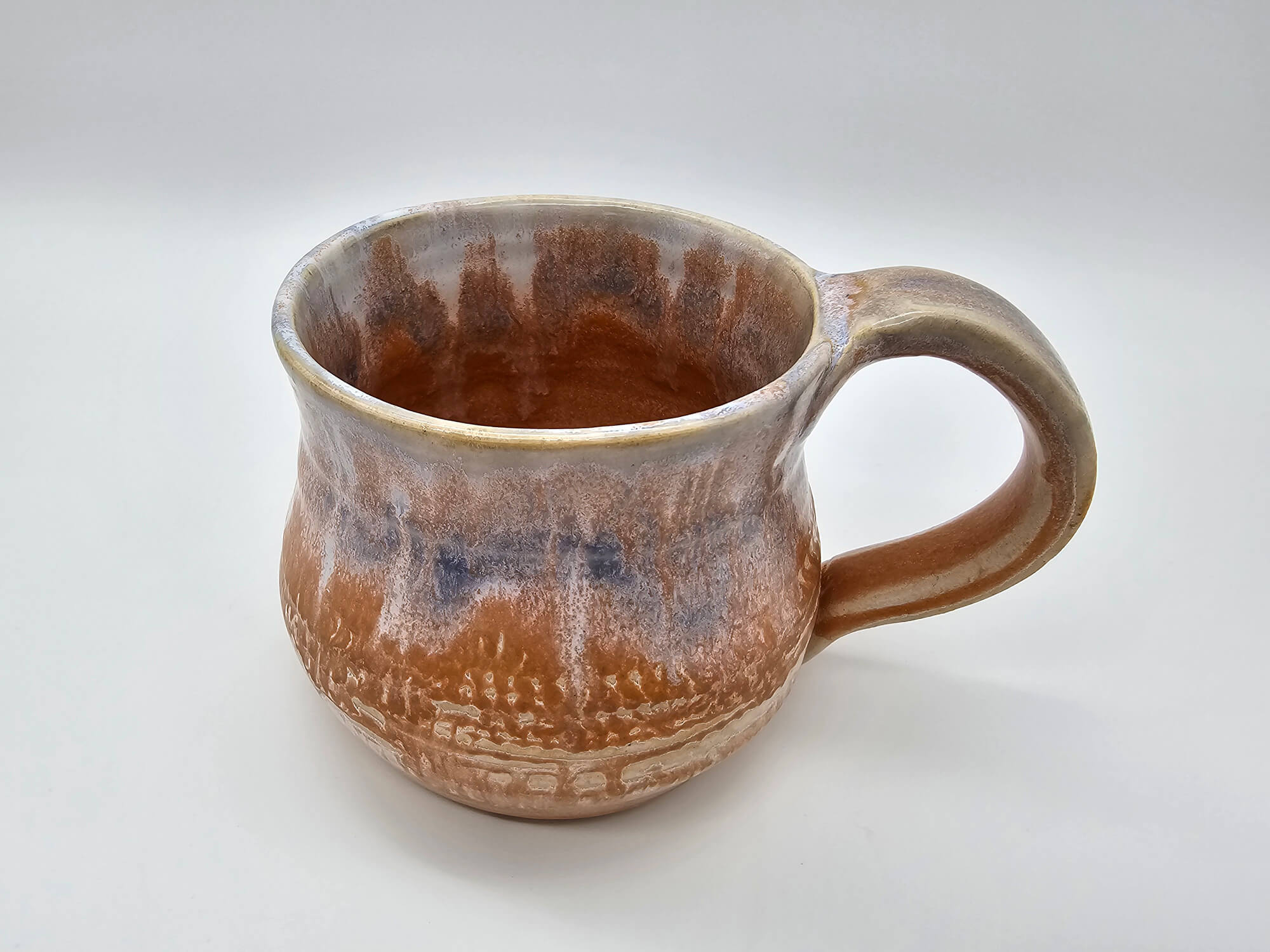 Travel mugs made by Diane S. - A student at Donn Zver's School of Pottery