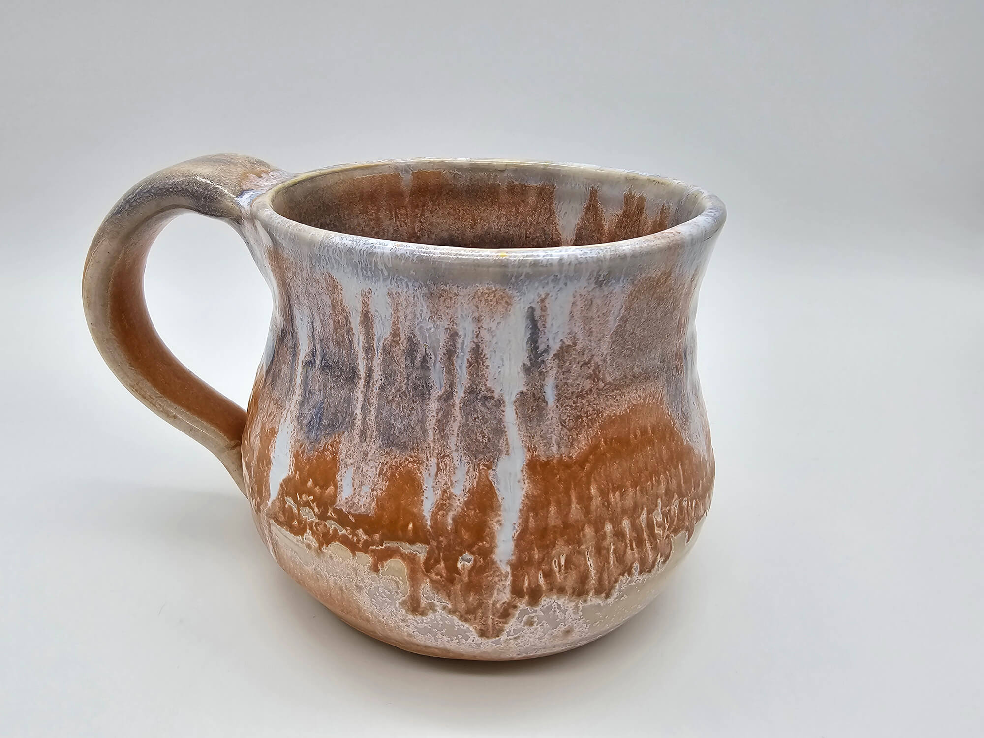 Travel mugs made by Diane S. - A student at Donn Zver's School of Pottery