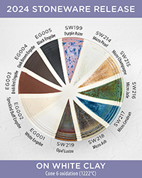 2024 New Glazes - White Clay