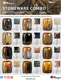 SW108 Tigers Eye Glaze Combinations