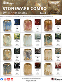 SW117 Honeycomb Glaze Combinations