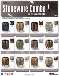 SW128 Cordovan Glaze Combinations