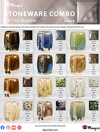 SW143 Abalone Glaze Combinations