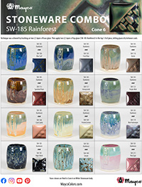SW185 Rainforest Glaze Combinations