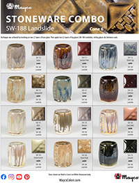 SW188 Landslide Glaze Combinations