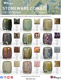 SW195 Riptide Glaze Combinations