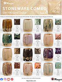 SW196 Sand Dollar Glaze Combinations
