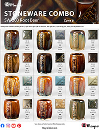 SW203 Root Beer Salt Glaze Combinations