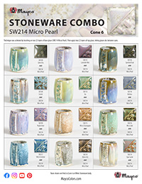 SW214 Micro Pearl Glaze Combinations